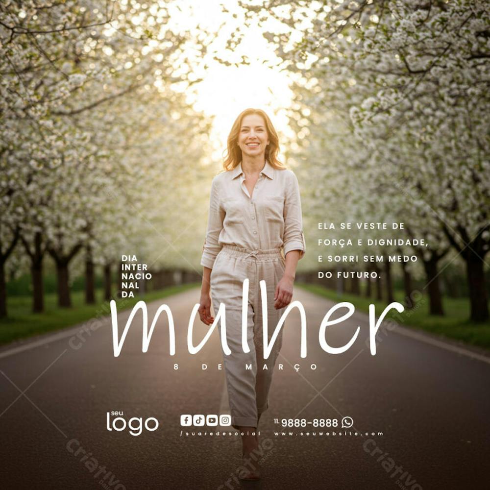 Dia das Mulheres 8 de março