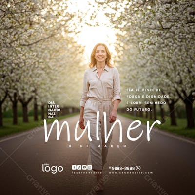 Dia das Mulheres 8 de março