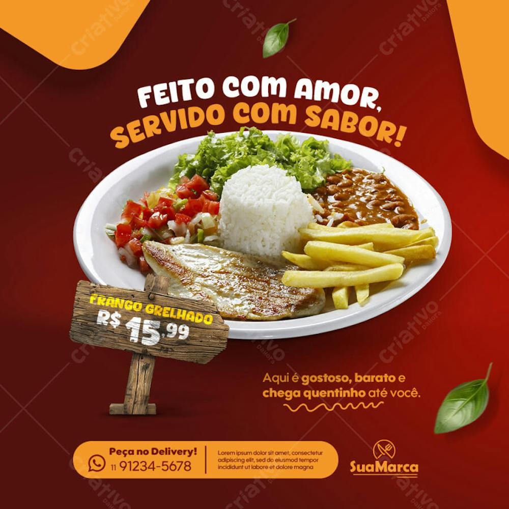 Feito com amor,