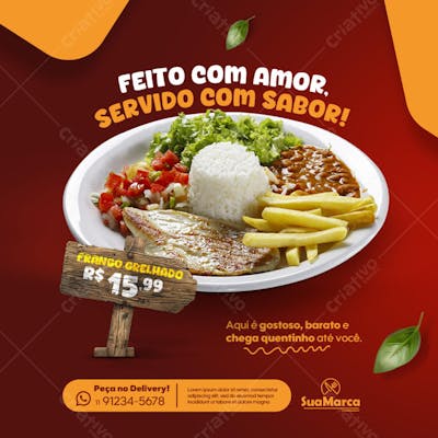 Feito com amor,