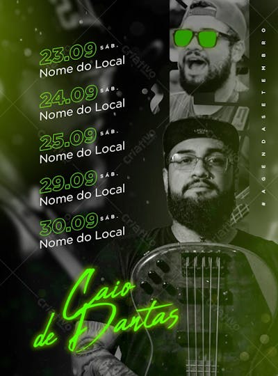 Agenda de Shows Post PSD