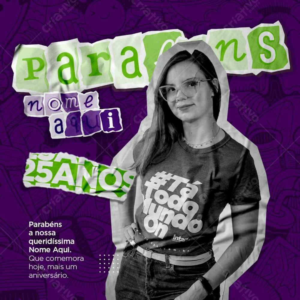 Aniversário Post PSD