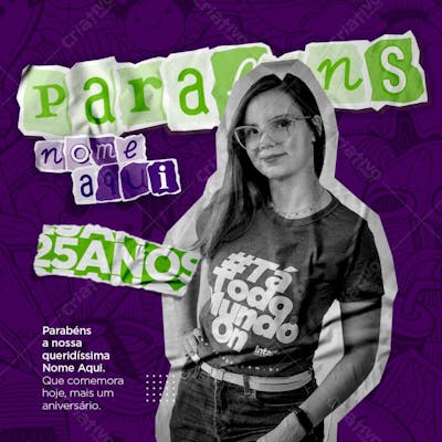 Aniversário Post PSD