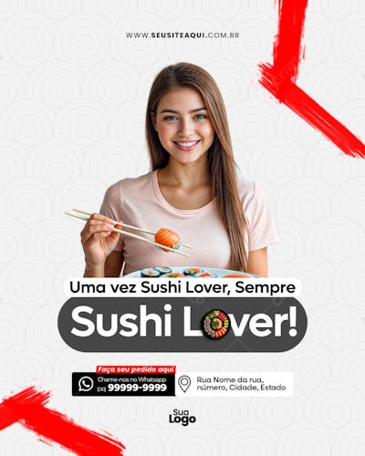 Feed Vertical - Comida Japonesa - Social Media - Japan Food