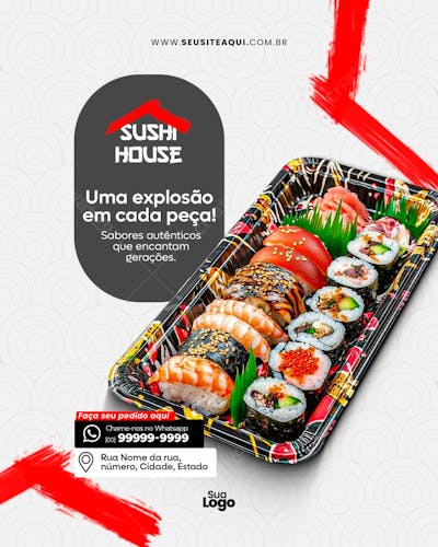 Feed Vertical - Comida Japonesa - Social Media - Japan Food