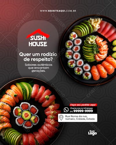 Feed Vertical - Comida Japonesa - Social Media - Japan Food