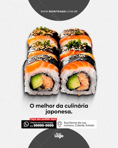 Feed Vertical - Comida Japonesa - Social Media - Japan Food