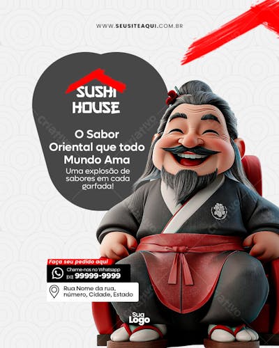 Feed Vertical - Comida Japonesa - Social Media - Japan Food