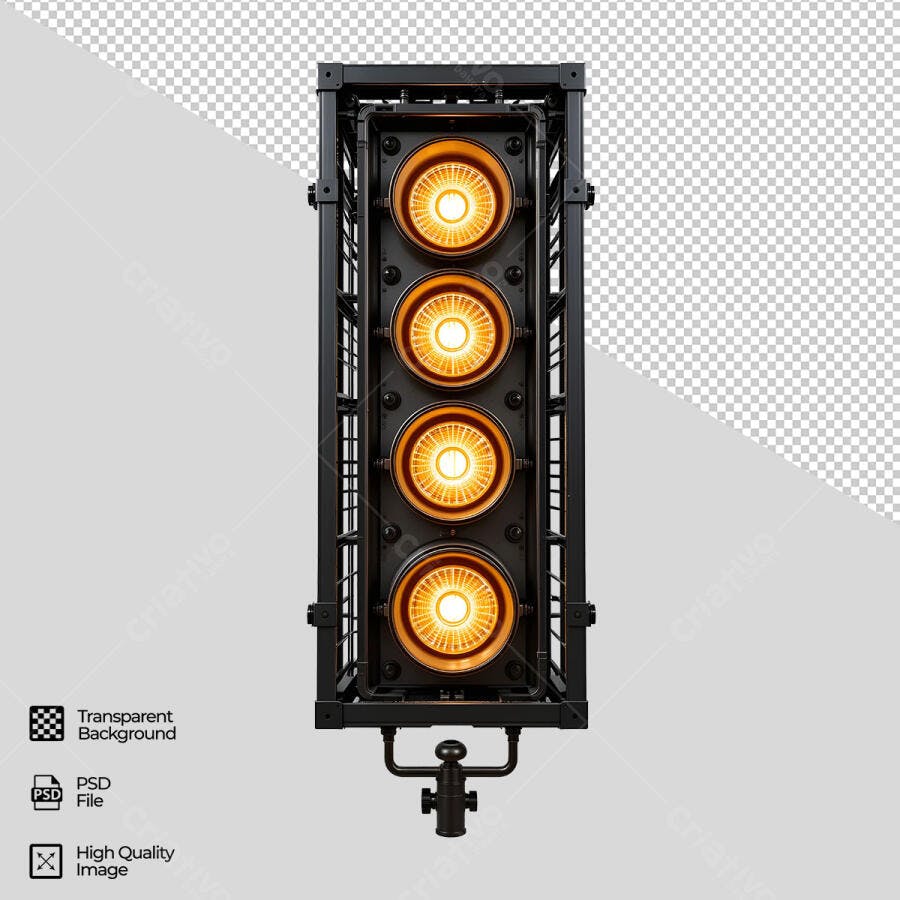 Elemento de Luz Industrial PSD Editável