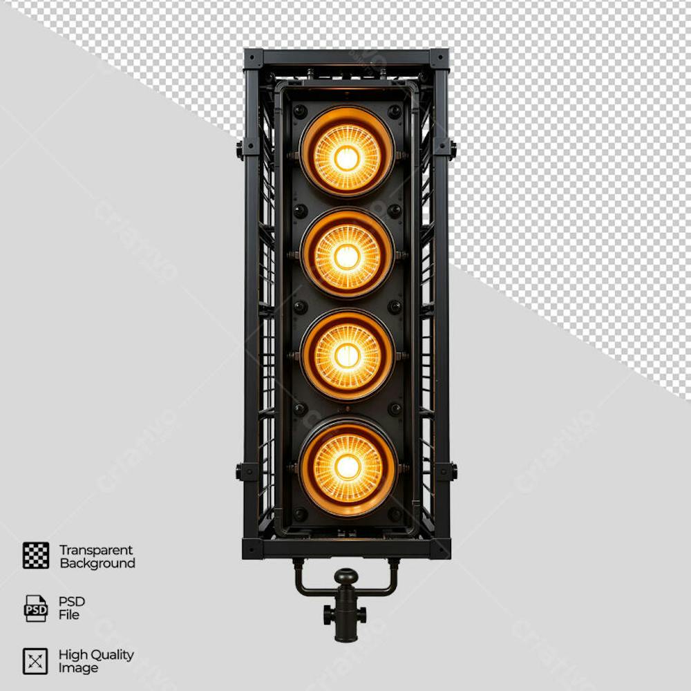 ELEMENTO PARA FLYER ESTRUTURA COM REFLETORES PSD