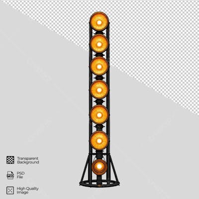 PSD ESTRUTURA COM REFLETORES ELEMENTOS PARA FLYER