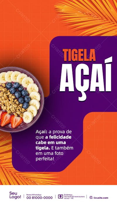 tigela de açai 