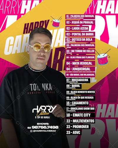 Agenda Carnaval 2025 - Harry
