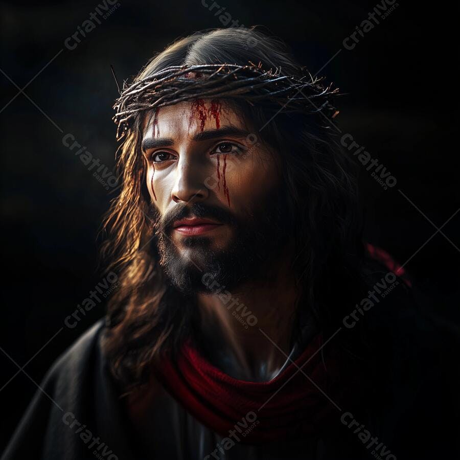 Jesus Cristo coroa de espinhos sofrimento