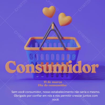 Arte Semana do consumidor em 3D