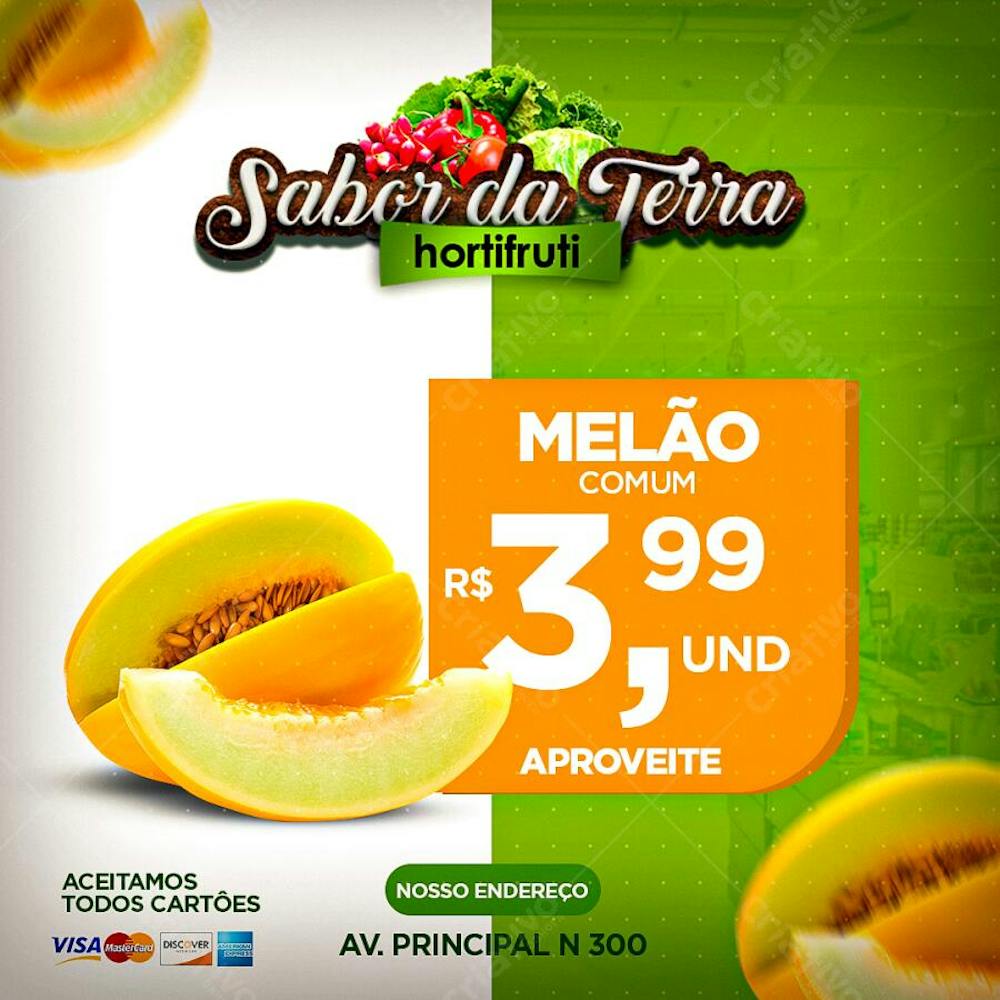 FLYER HORTIFRUTI SACOLÃO