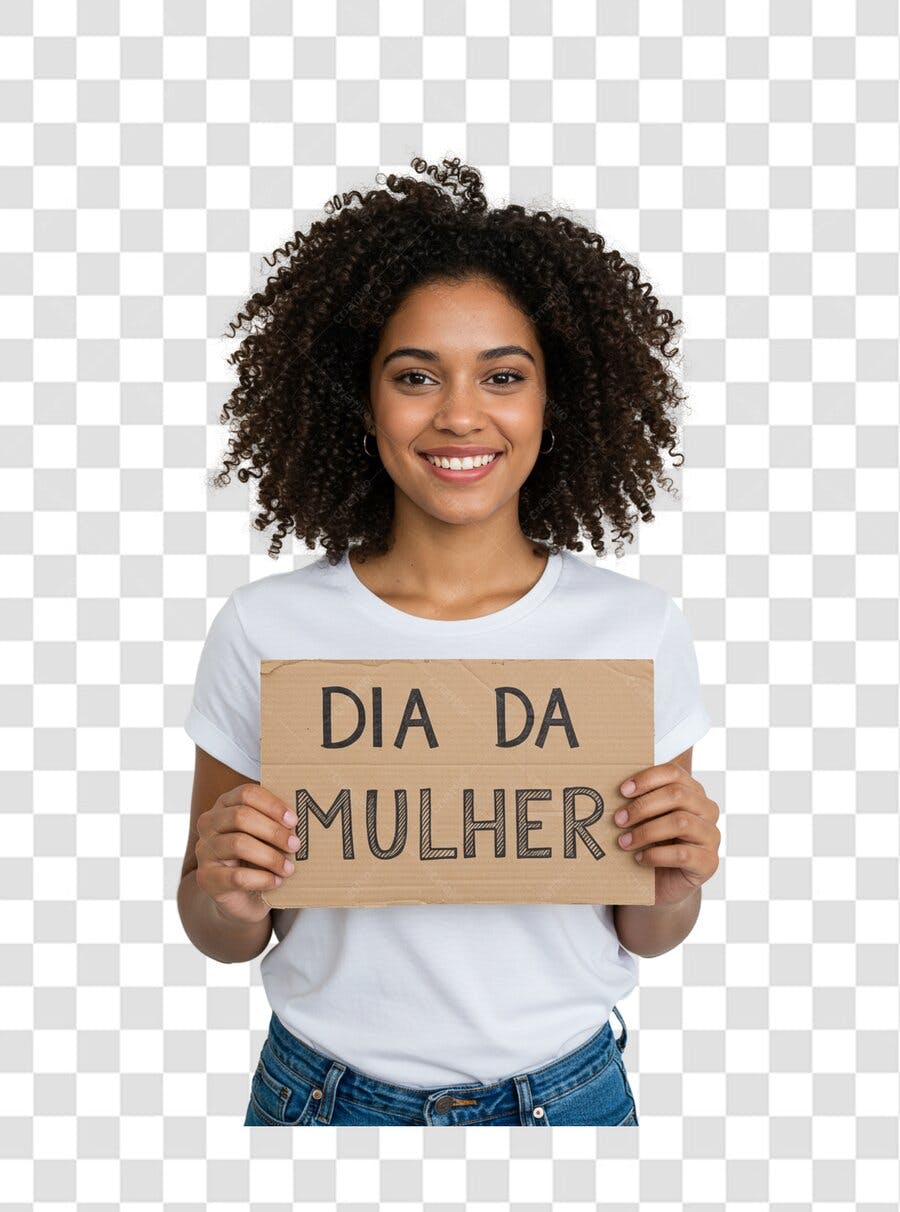 Post Instagram Dia Internacional da Mulher PNG com fundo transparente
