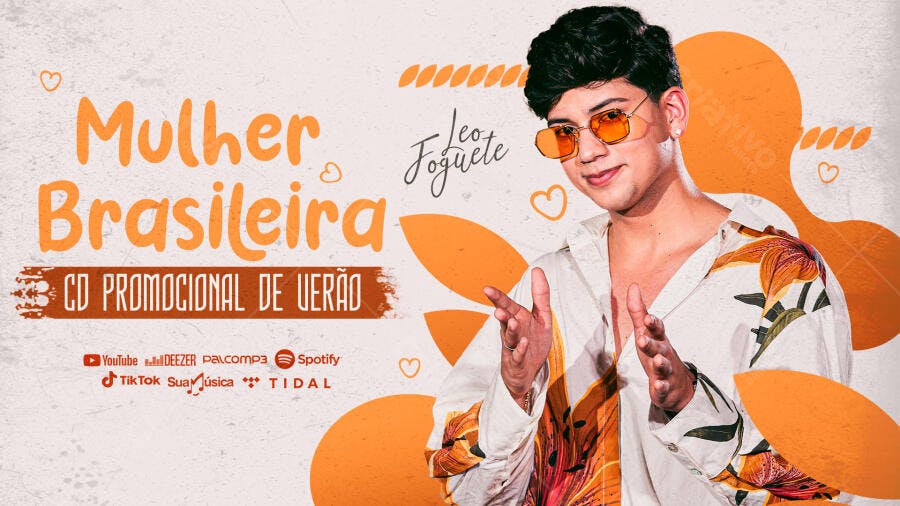 Capa de CD Promocional de Verão PSD Editável