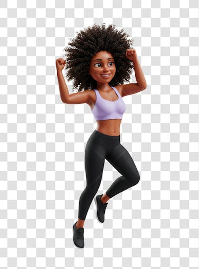 PNG | Mulher academia