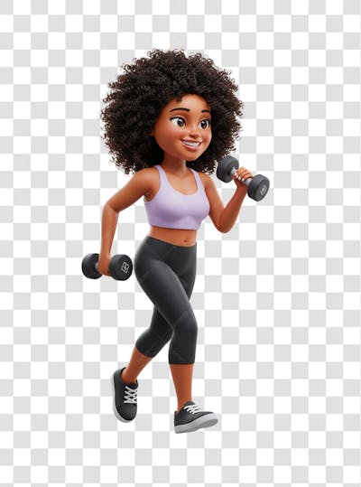 PNG | Mulher academia