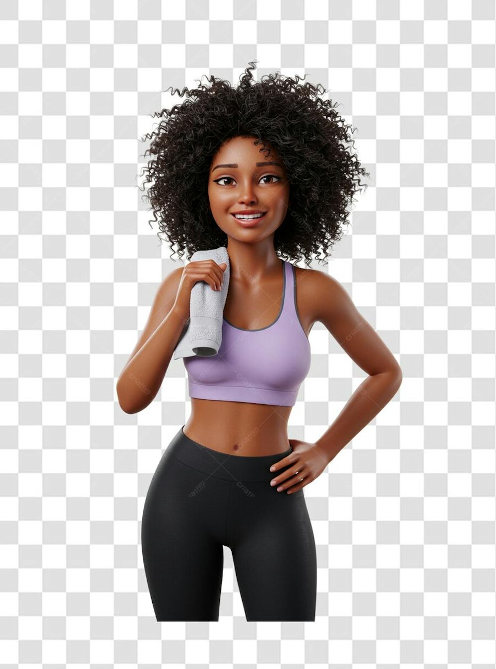 PNG | Mulher academia