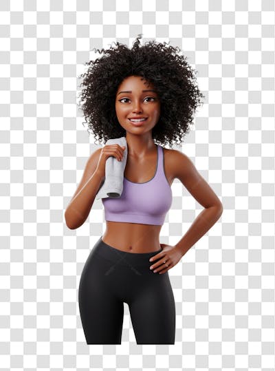 PNG | Mulher academia