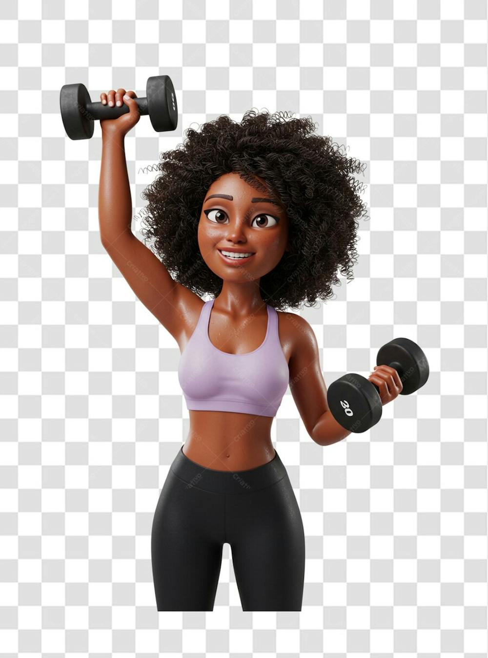 PNG | Mulher academia