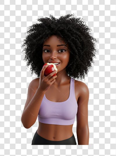 PNG | Mulher academia