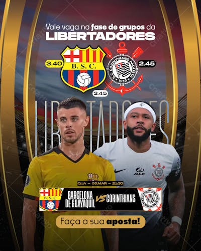 Jogo do Dia - Barcelona de Guayaquil X Corinthians