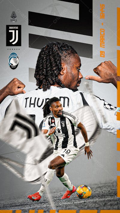 FLYER MATCHDAY THURAM JUVENTUS