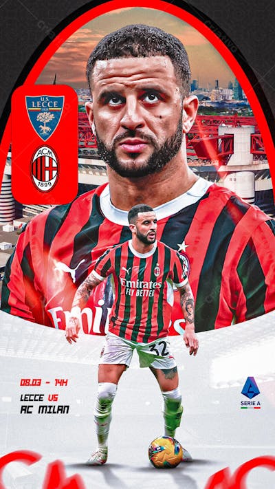 FLYER MATCHDAY WALKER MILAN