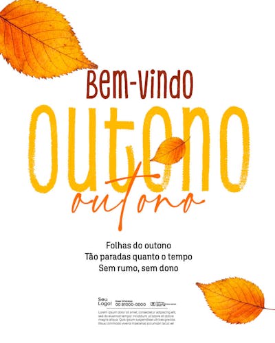 BEM VINDO OUTONO 