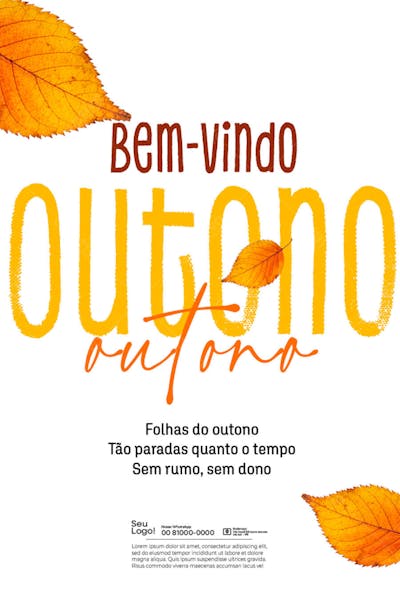 BEM VINDO OUTONO 