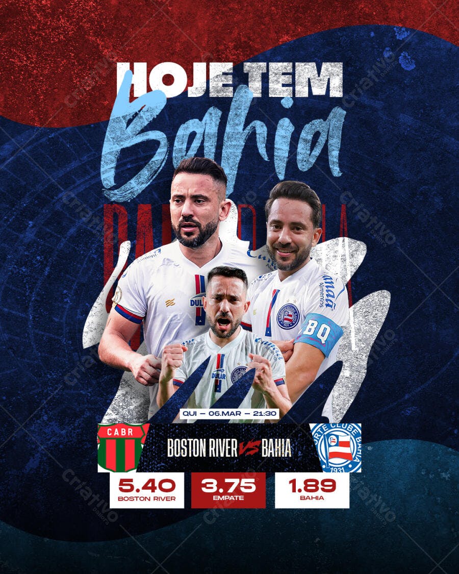 Flyer Jogo de Futebol PSD Editável
