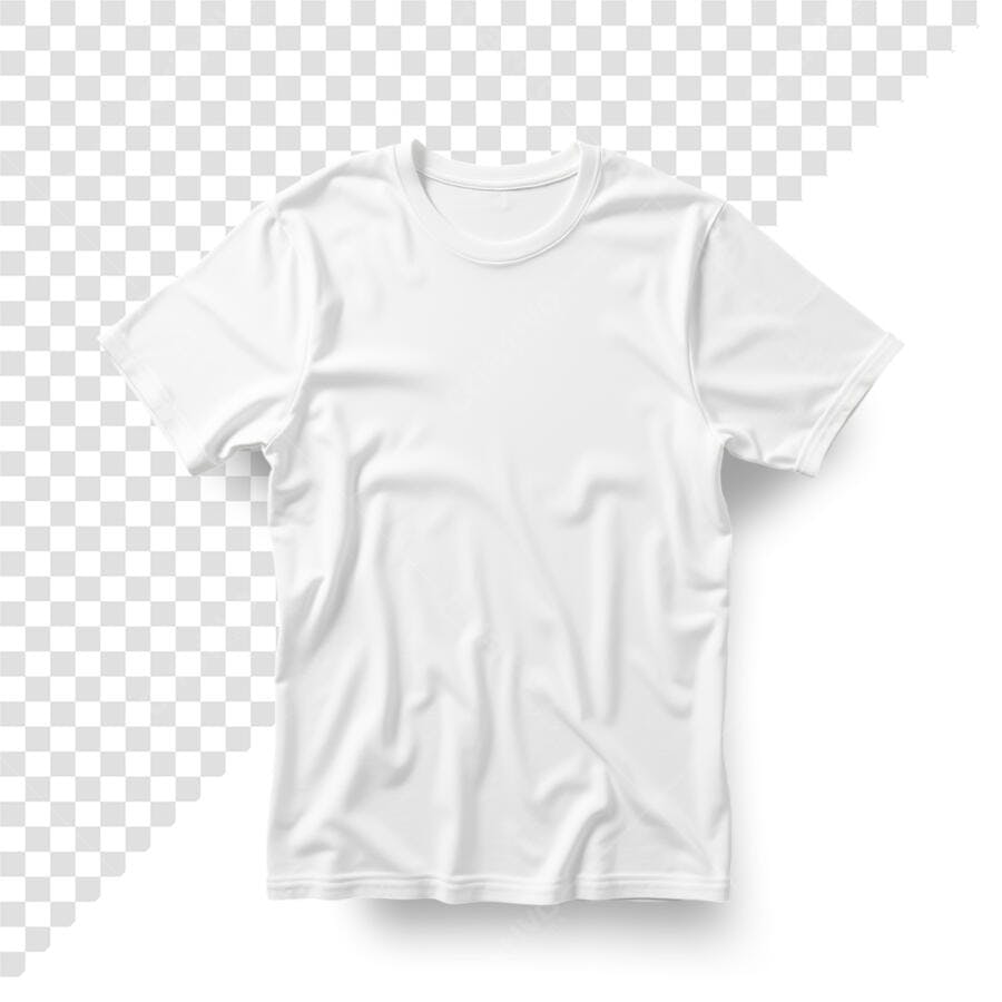 Camiseta Branca PSD Editável
