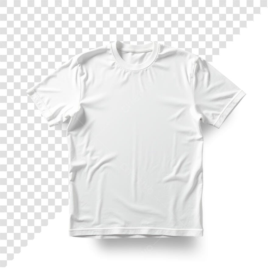 Camiseta Branca PSD Editável