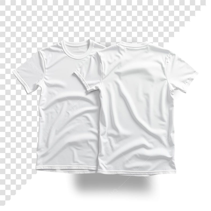 Mockup Camiseta Branca PSD Editável