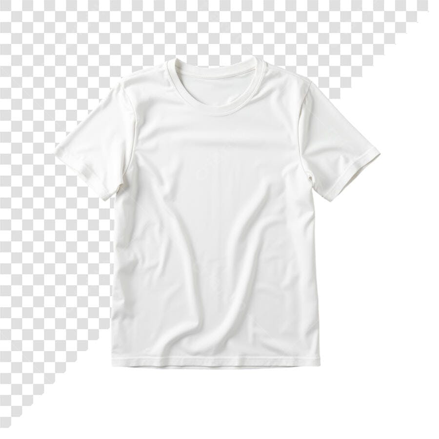 Camiseta Branca PSD Editável