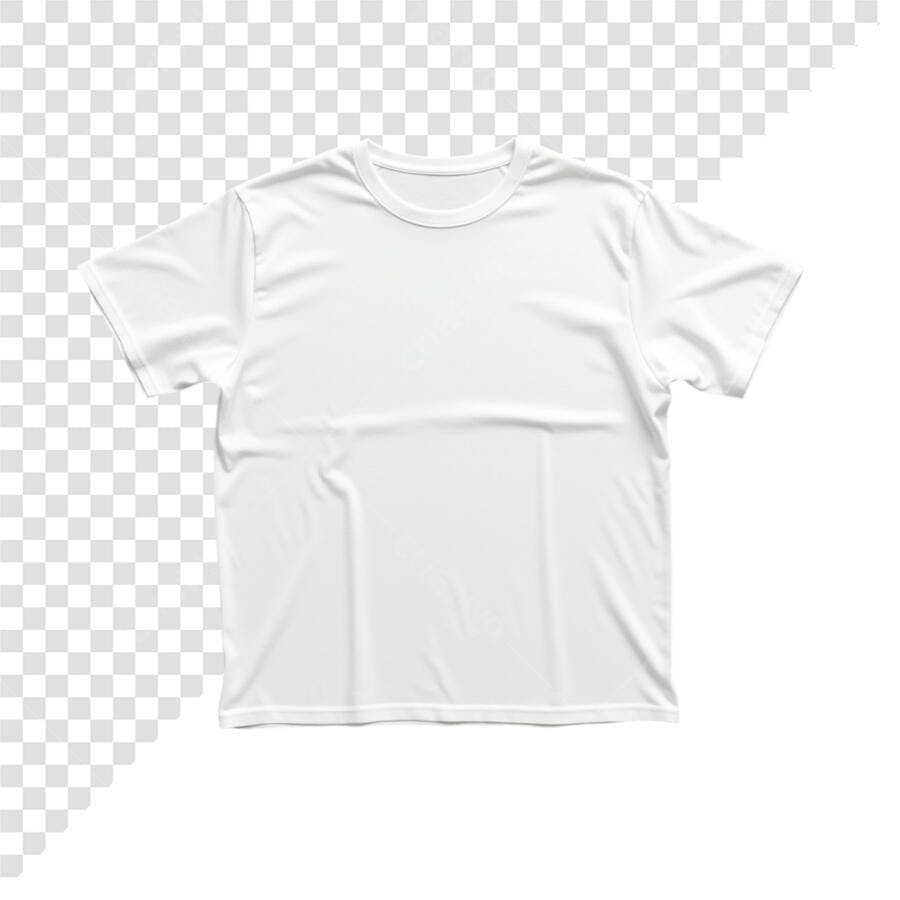 Camiseta Branca PSD Editável