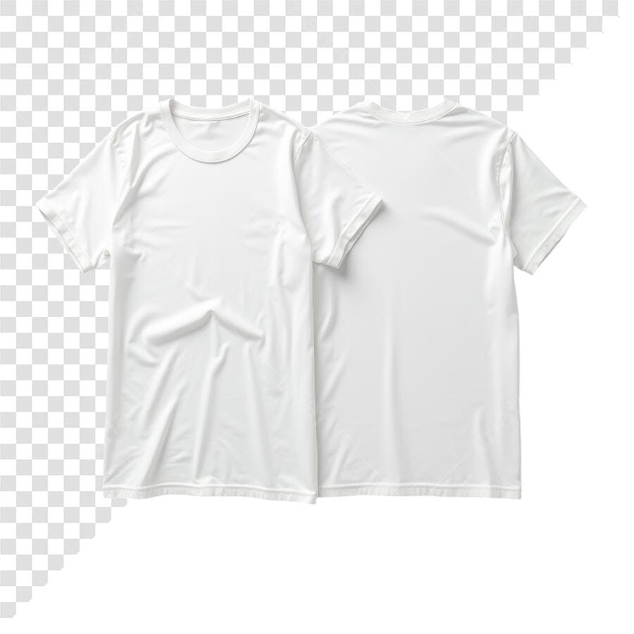 Camiseta Branca PSD Editável