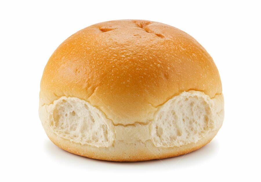 Pão de hambúrguer dourado e macio