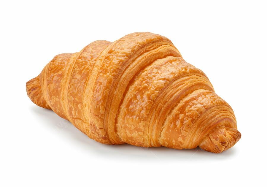 Croissant dourado e crocante