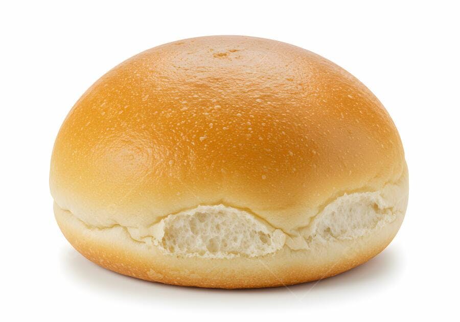 Pão de hambúrguer dourado e macio