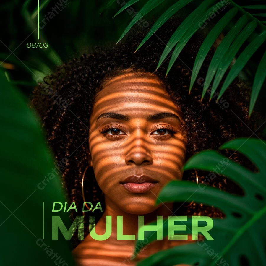 Postagem Dia Internacional da Mulher PSD Editável