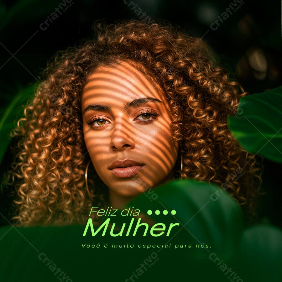 Postagem Dia da Mulher PSD Editável