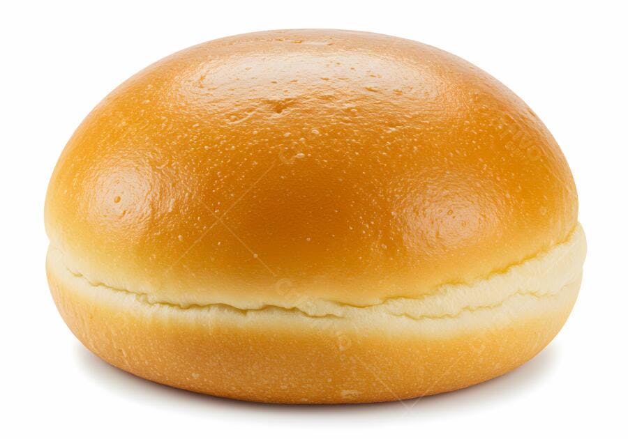 Pão de hambúrguer dourado apetitoso