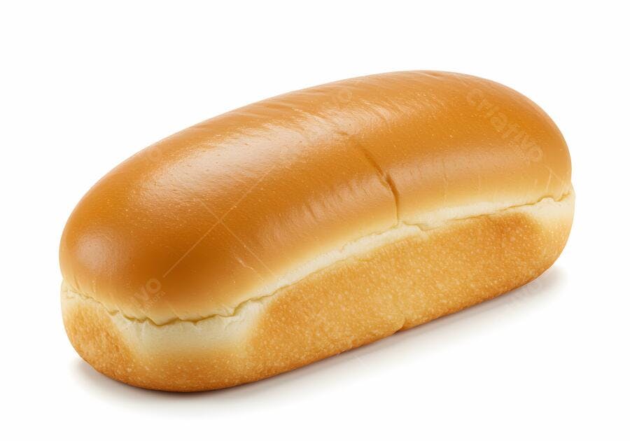 Pão de Hot Dog dourado e macio