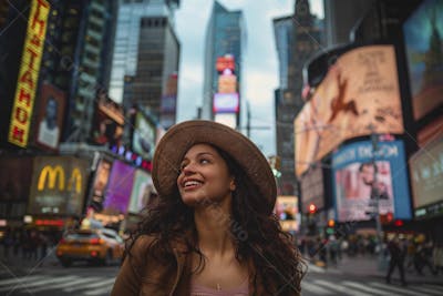 Mulher Turista em New York