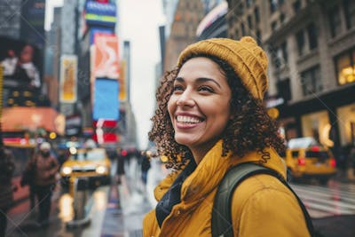 Mulher Turista em New York