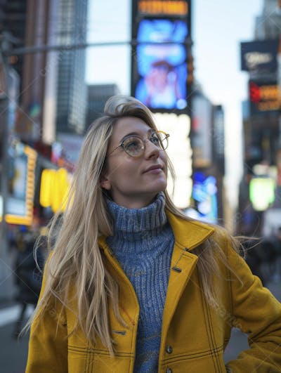 Mulher Turista em New York